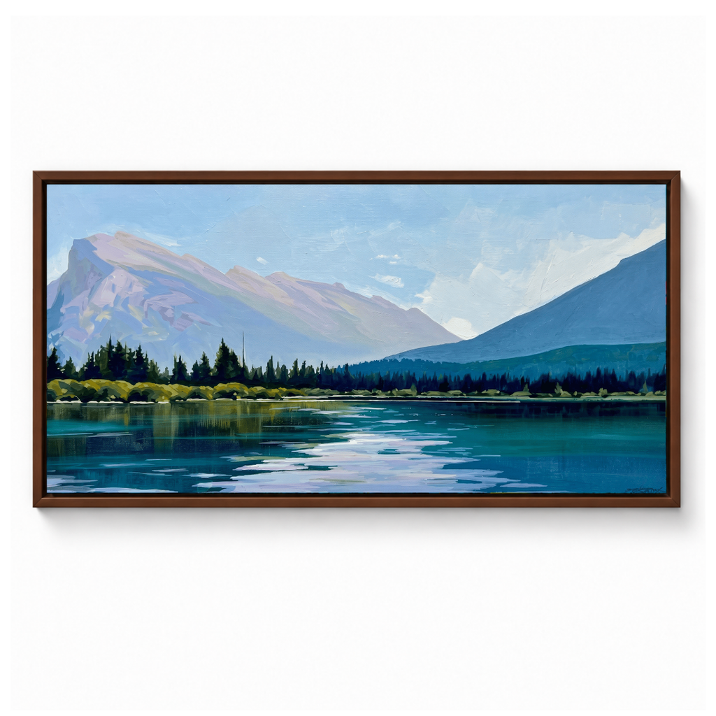 Serene Alpine Mountain Lake