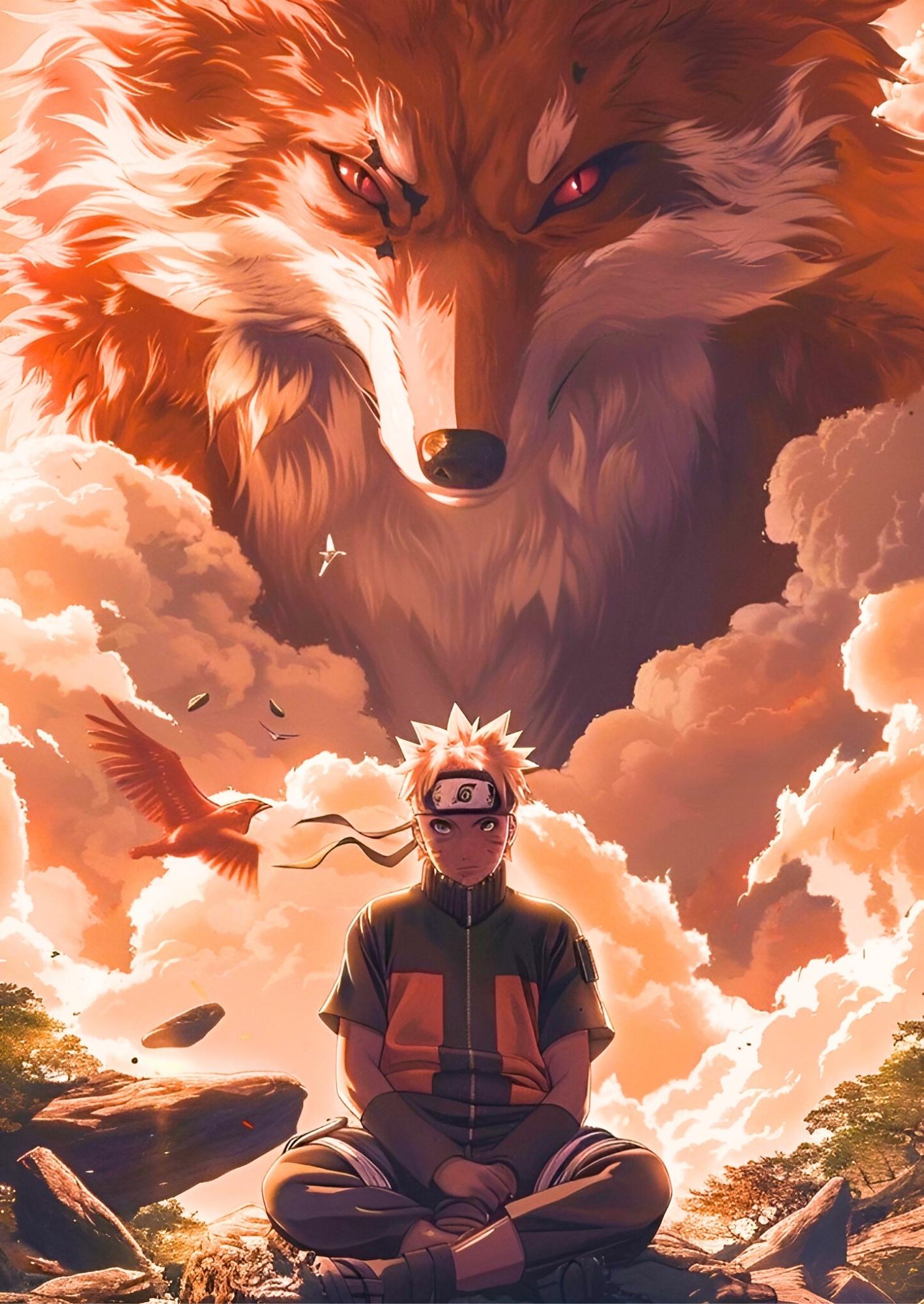 Naruto and Kurama – Ninja Paws