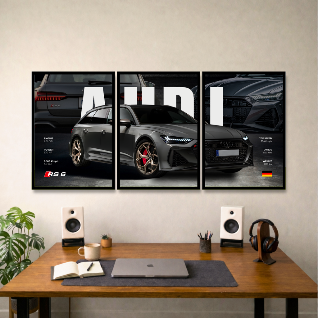 Audi RS6 – Power Refined | Set of 3