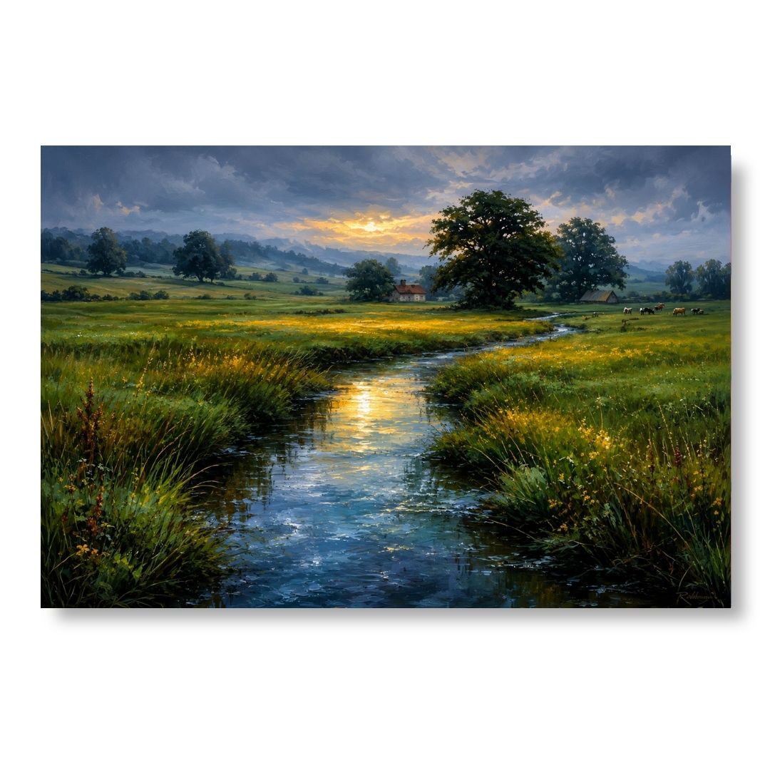 Sunset River Serenity