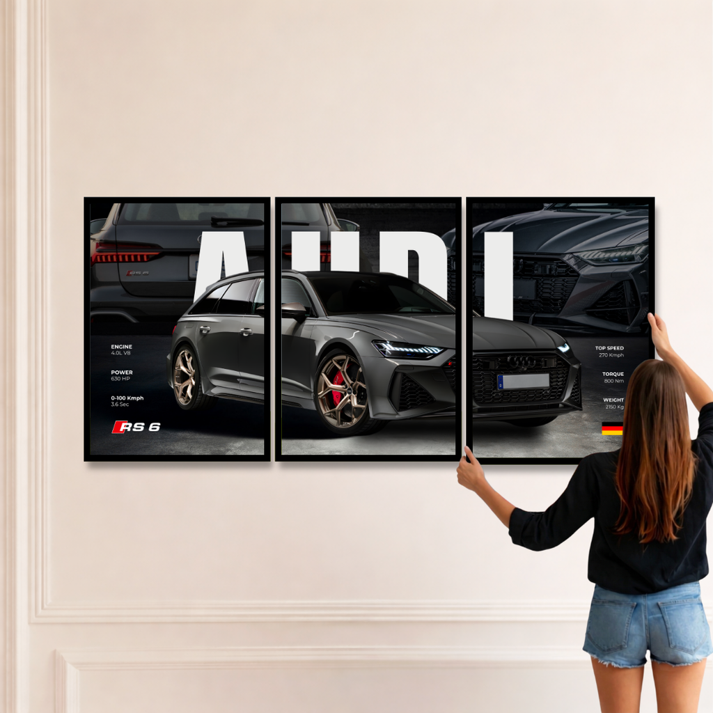 Audi RS6 – Power Refined | Set of 3