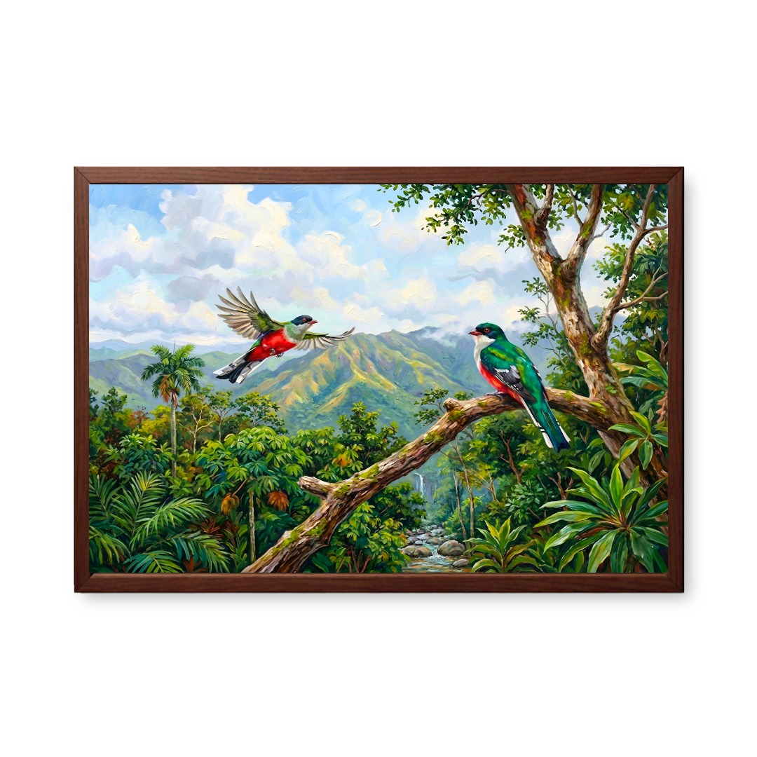 Tropical Trogon Flight