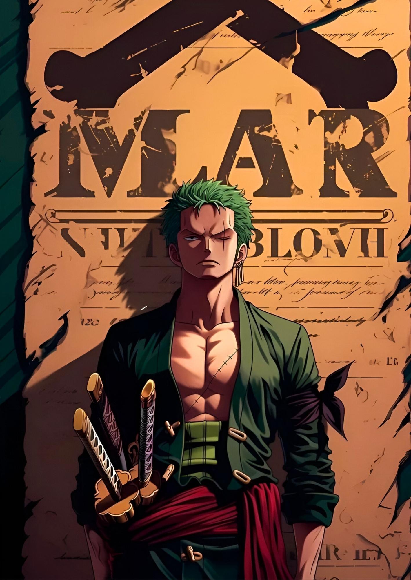 Mario's Adventure: Roronoa Zoro Edition