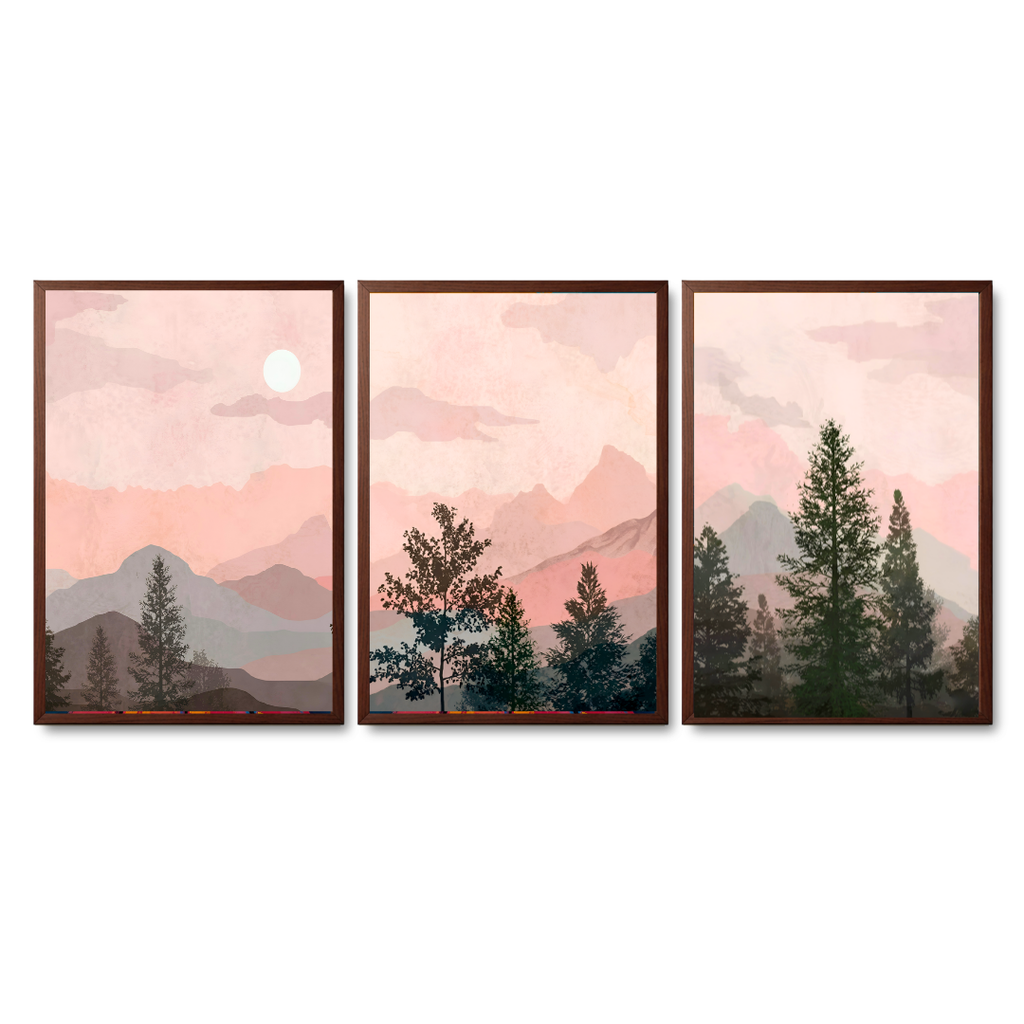 Pink Misty Mountains