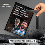 Victory Sealed: Messi’s Words of Wisdom