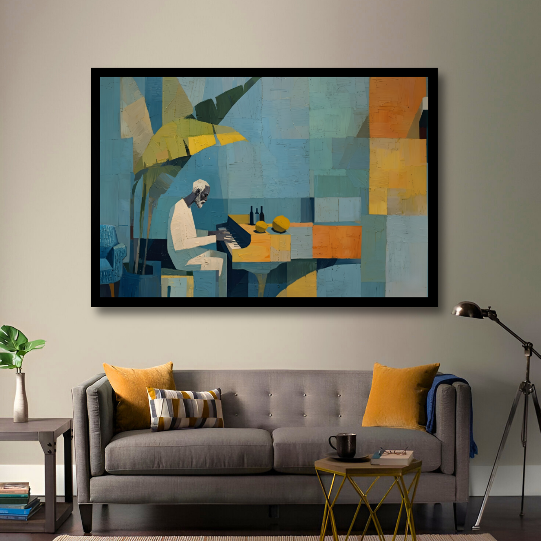 Cubist Interior Scene