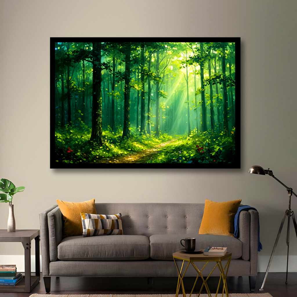 Sunlit Emerald Path