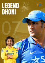 Legend Dhoni  - IPL EDITION