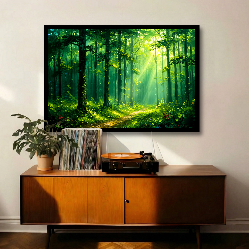 Sunlit Emerald Path