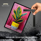 Neon Botanical Still