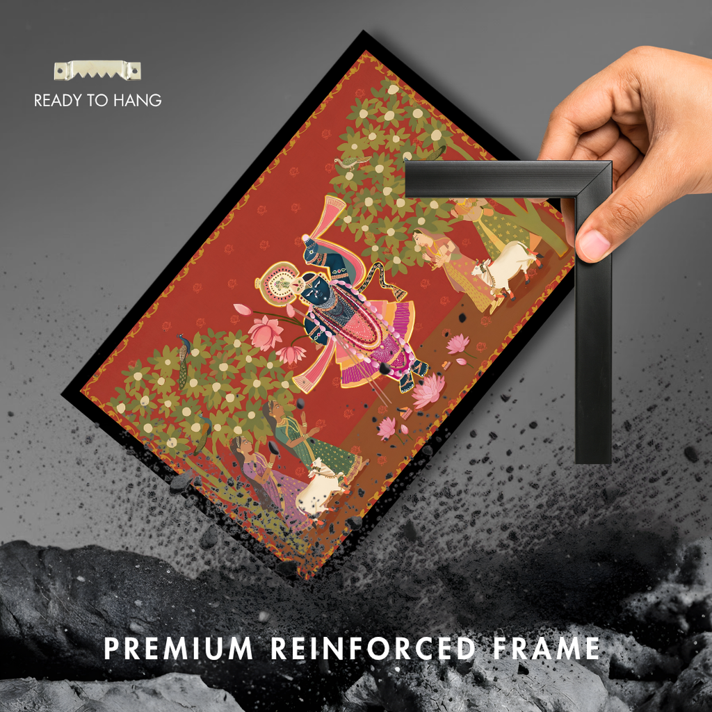 Divine Crimson Shrinathji