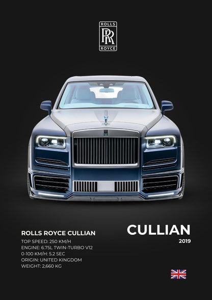 Blue Rolls-Royce Cullinan – Phantom Series