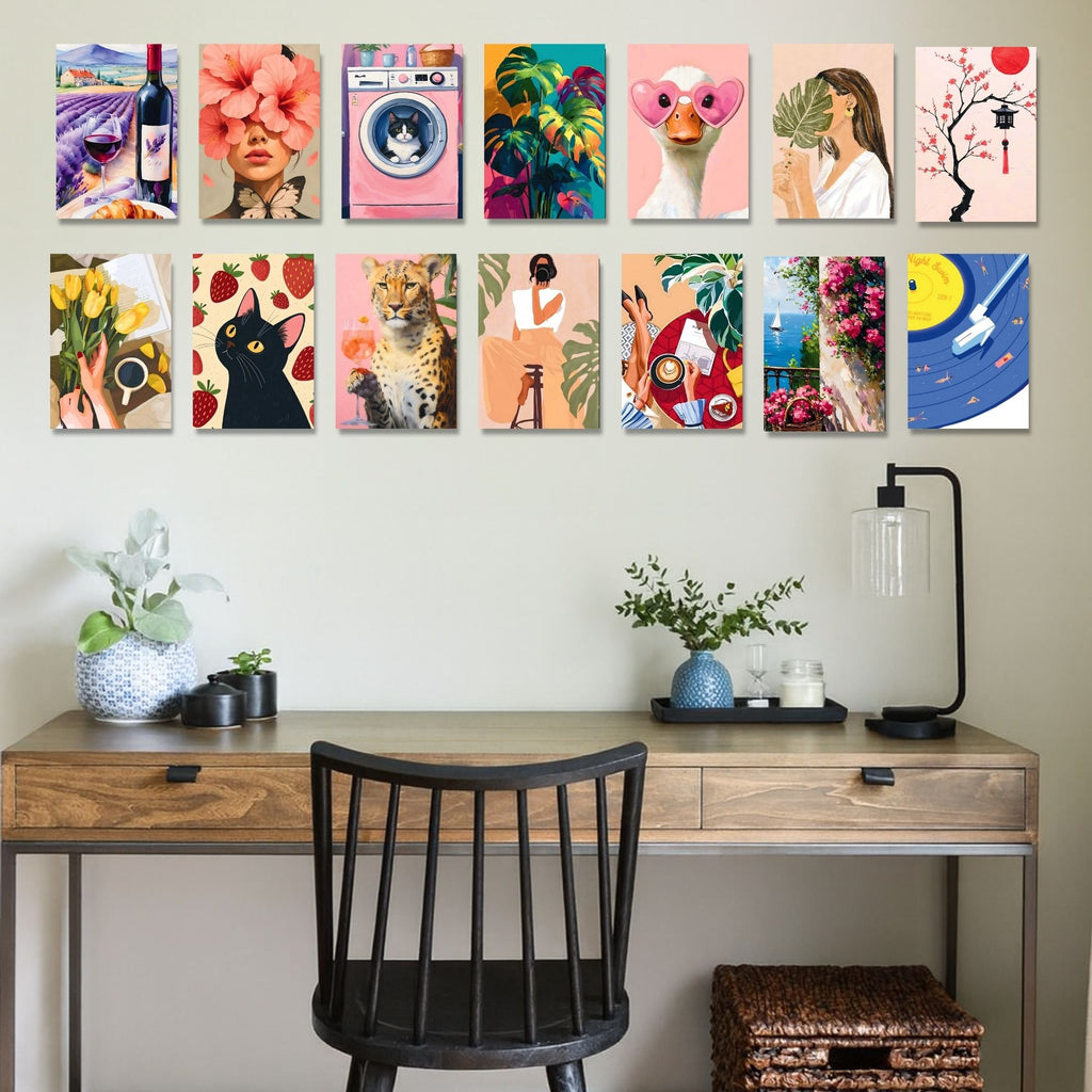 Quirky & Eclectic Co. | SET OF 15 POSTERS | UNFRAMED