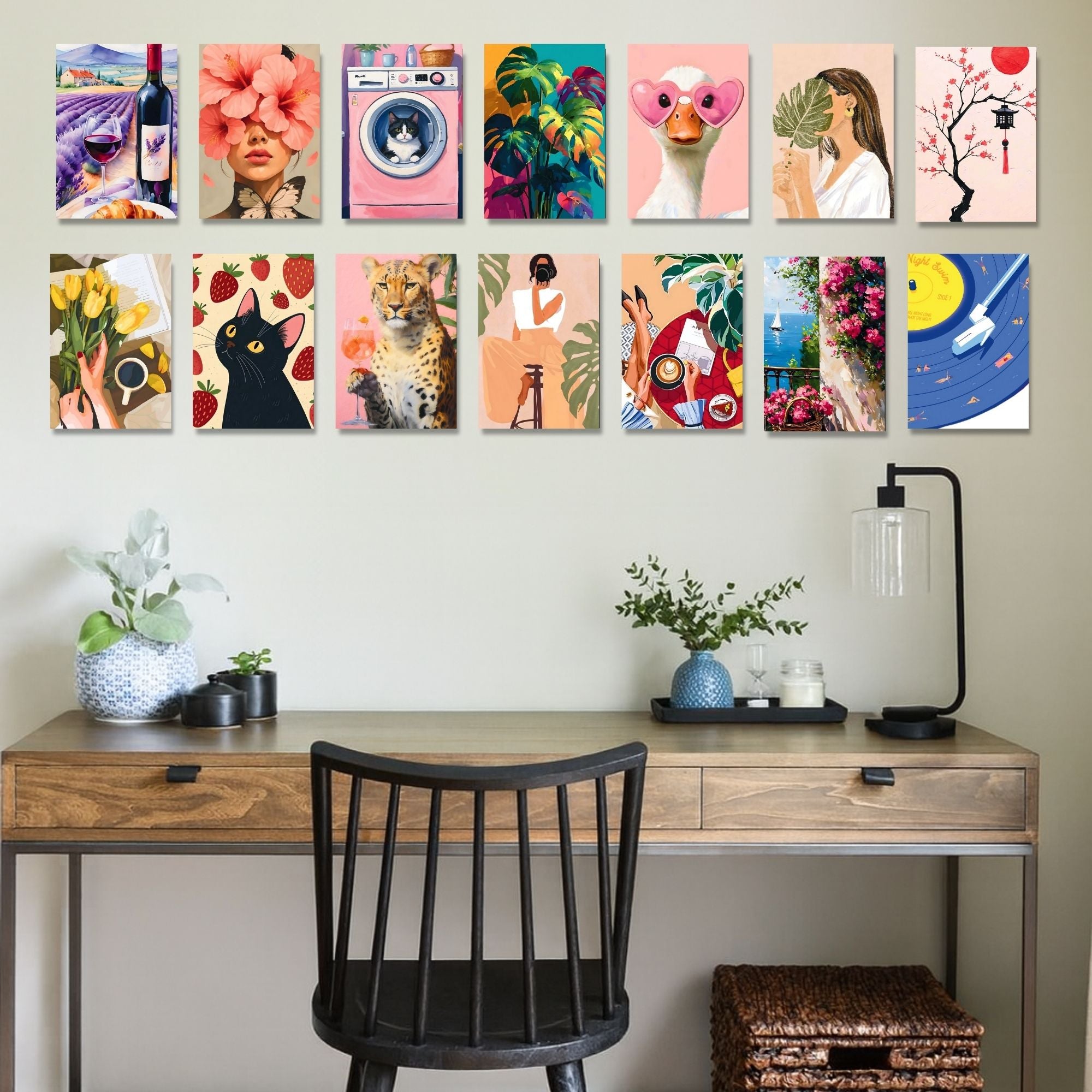 Quirky & Eclectic Co. | SET OF 15 POSTERS | UNFRAMED