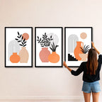 Sunlit Botanical Trio