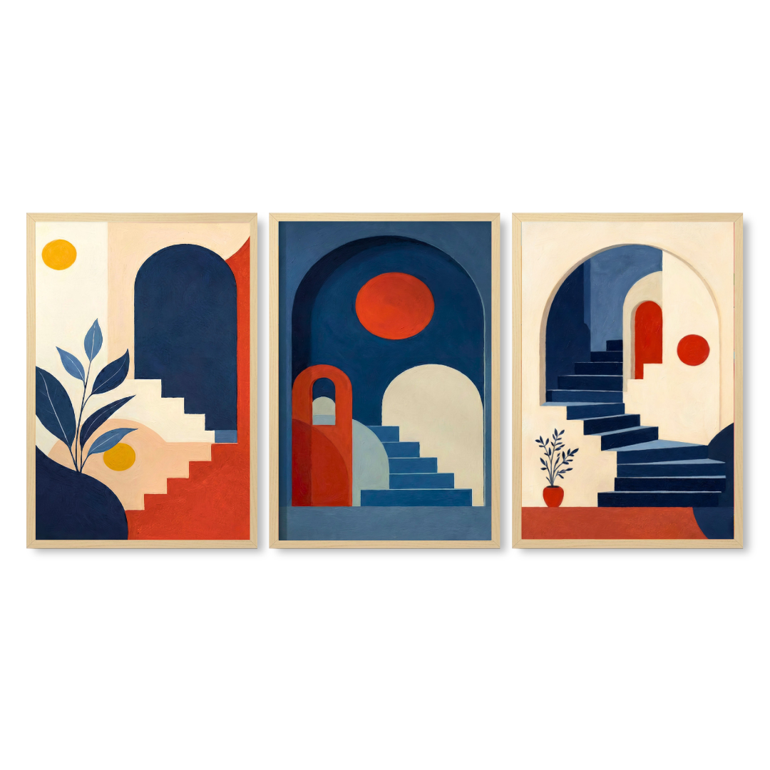 Abstract Geometric Stairs