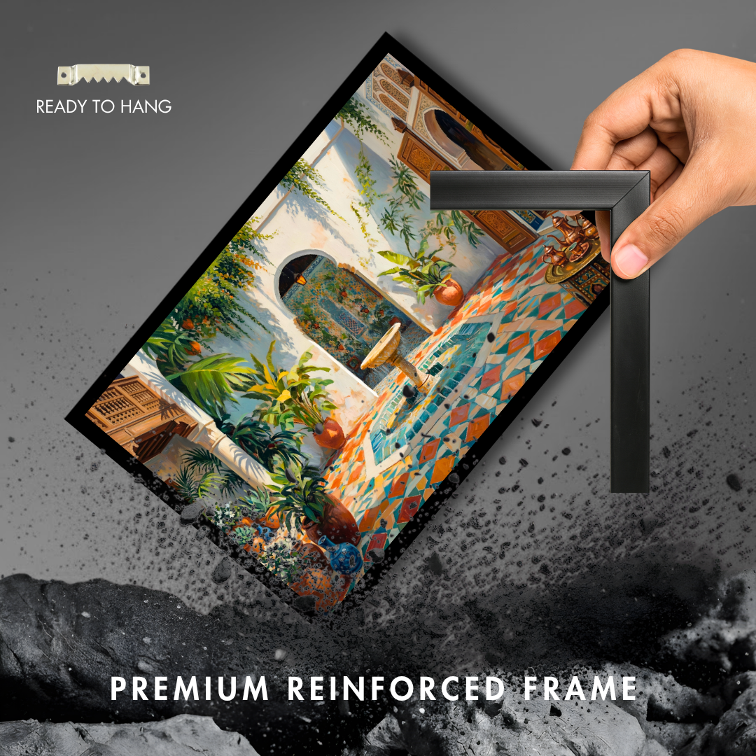 Radiant Moroccan Courtyard