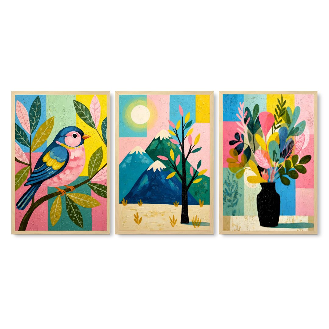 Tropical Bird Landscape