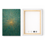 Cyan Vortex Grain
