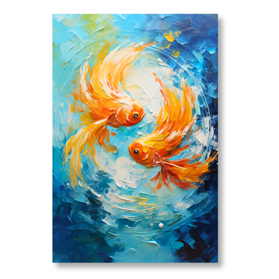 Azure Koi Dance