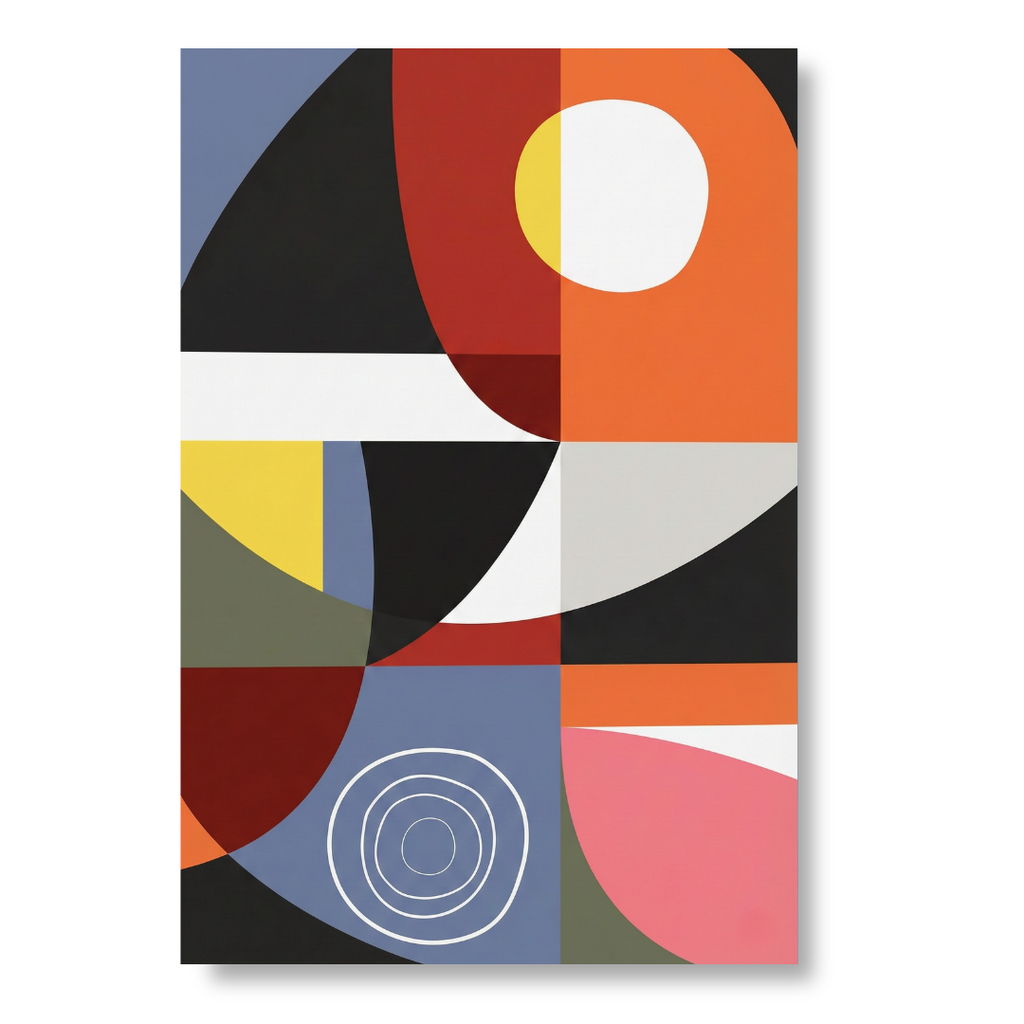 Geometric Retro Sun