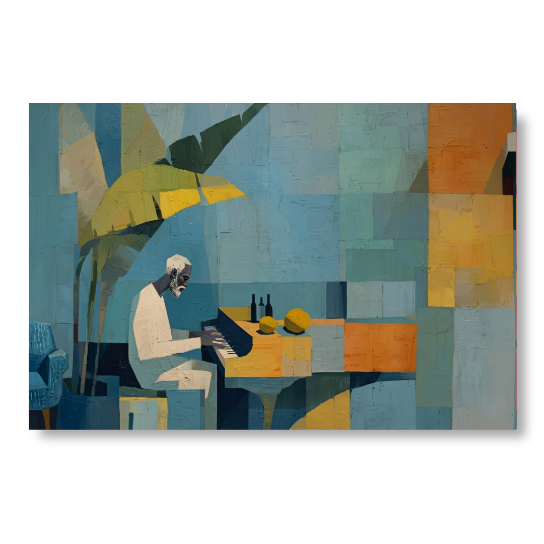 Cubist Interior Scene