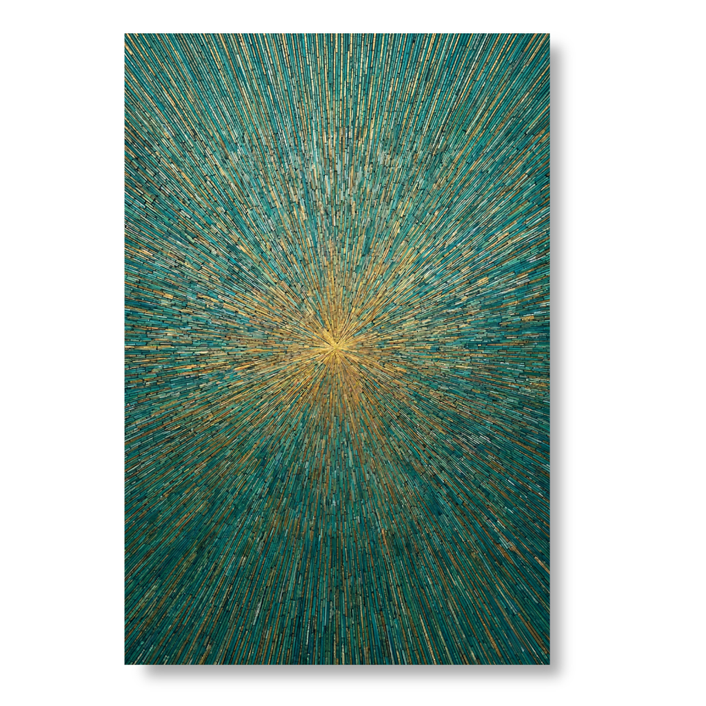 Cyan Vortex Grain