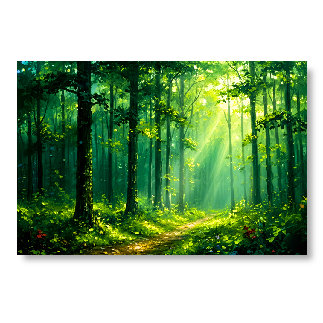 Sunlit Emerald Path