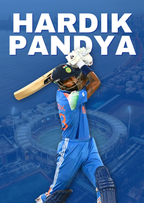 Hardik Pandya - Blue Hero
