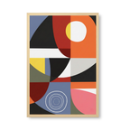 Geometric Retro Sun
