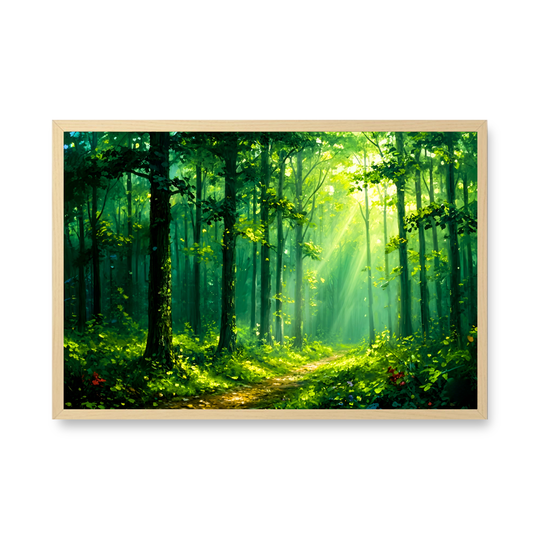 Sunlit Emerald Path