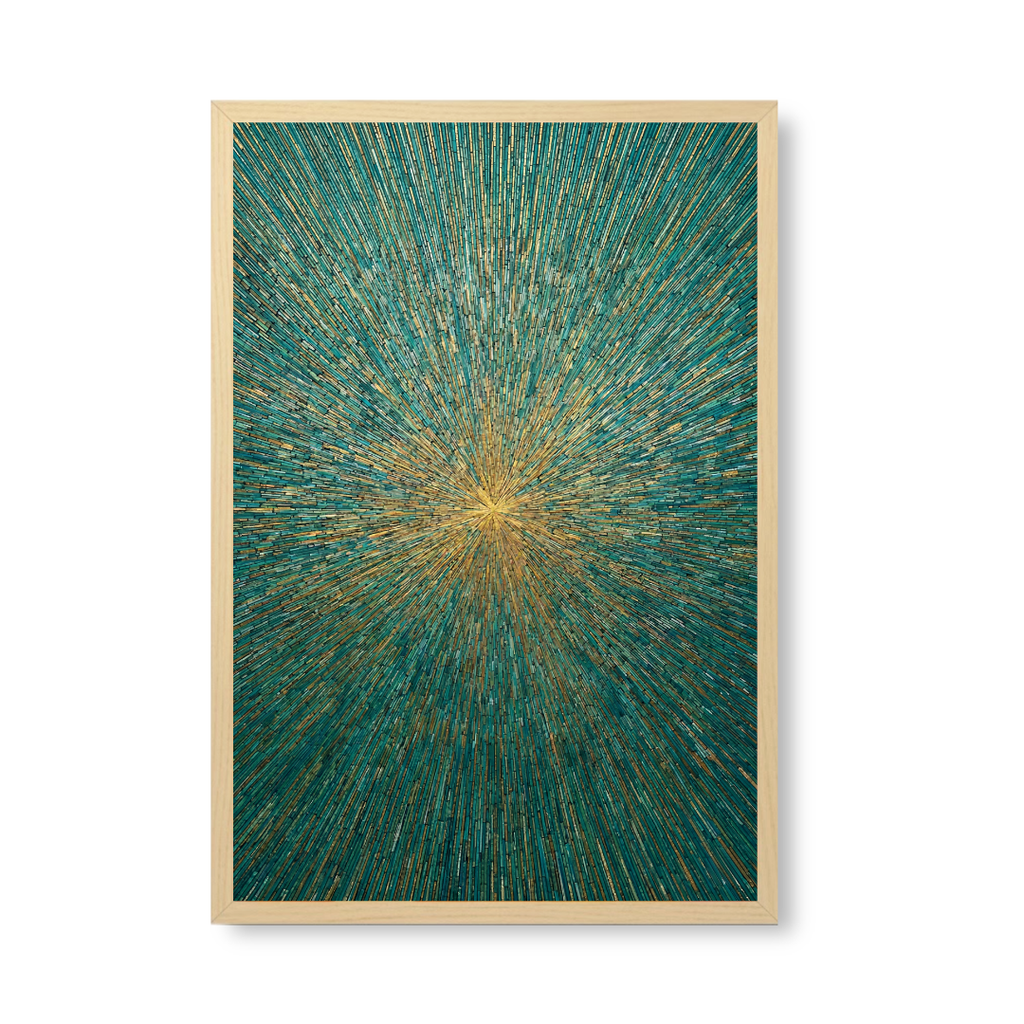 Cyan Vortex Grain