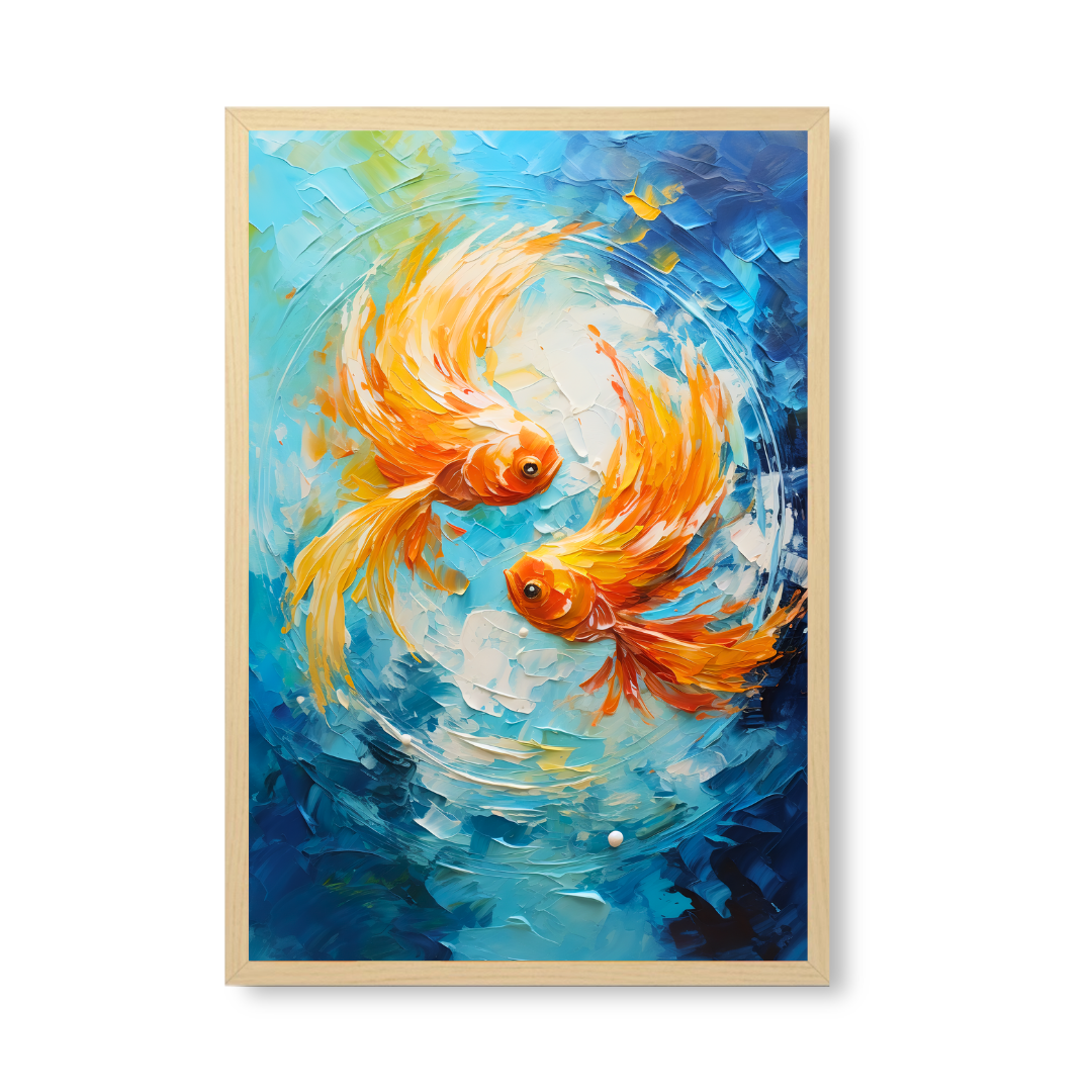 Azure Koi Dance