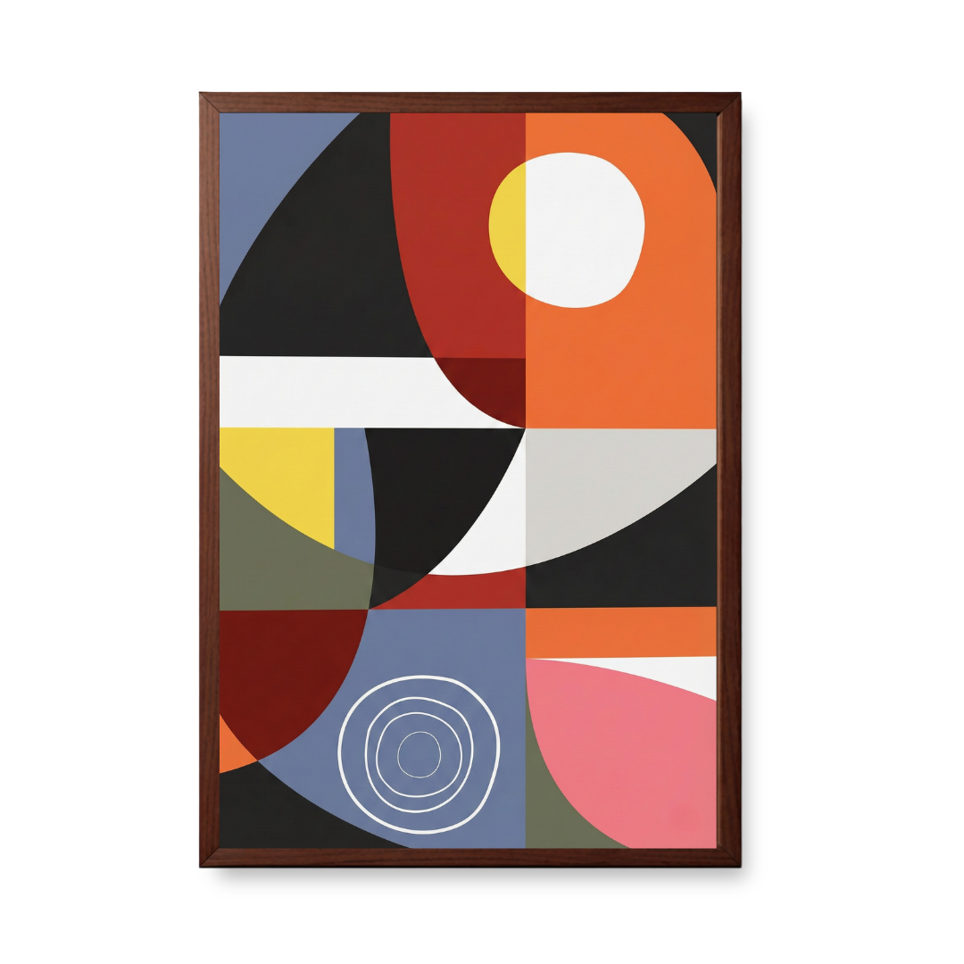 Geometric Retro Sun