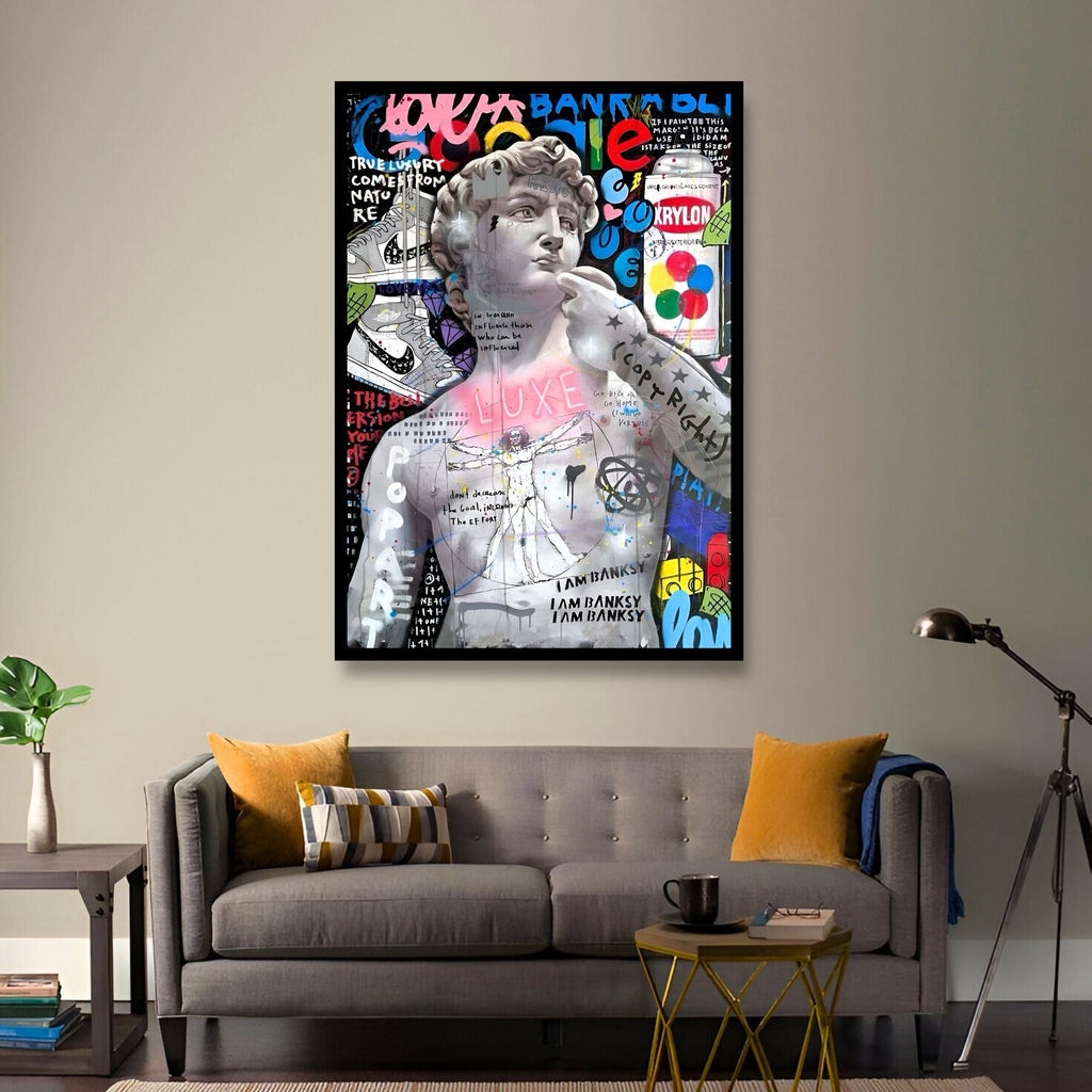 Michelangelo’s David: Street Art Masterpiece