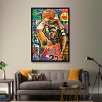 Michael Jordan Graffiti Art