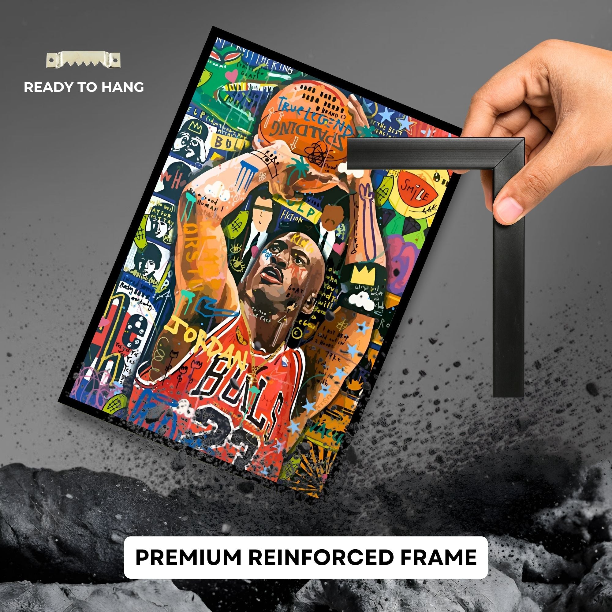 Michael Jordan Graffiti Art