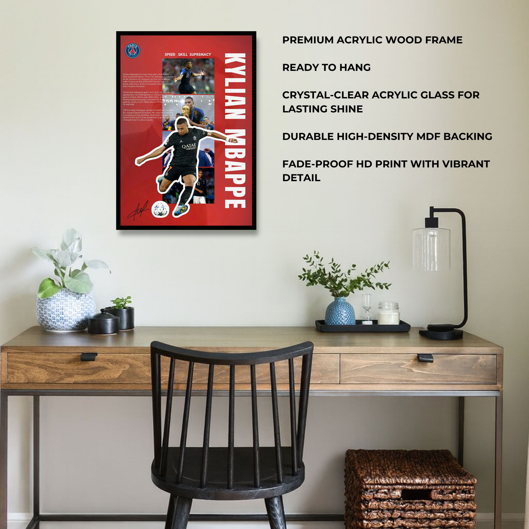 Kylian Mbappé Poster