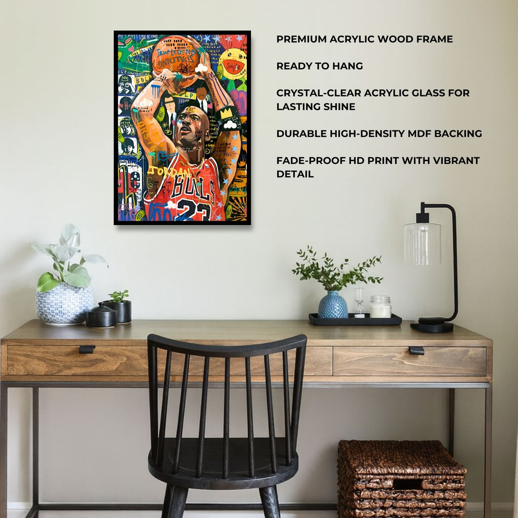 Michael Jordan Graffiti Art