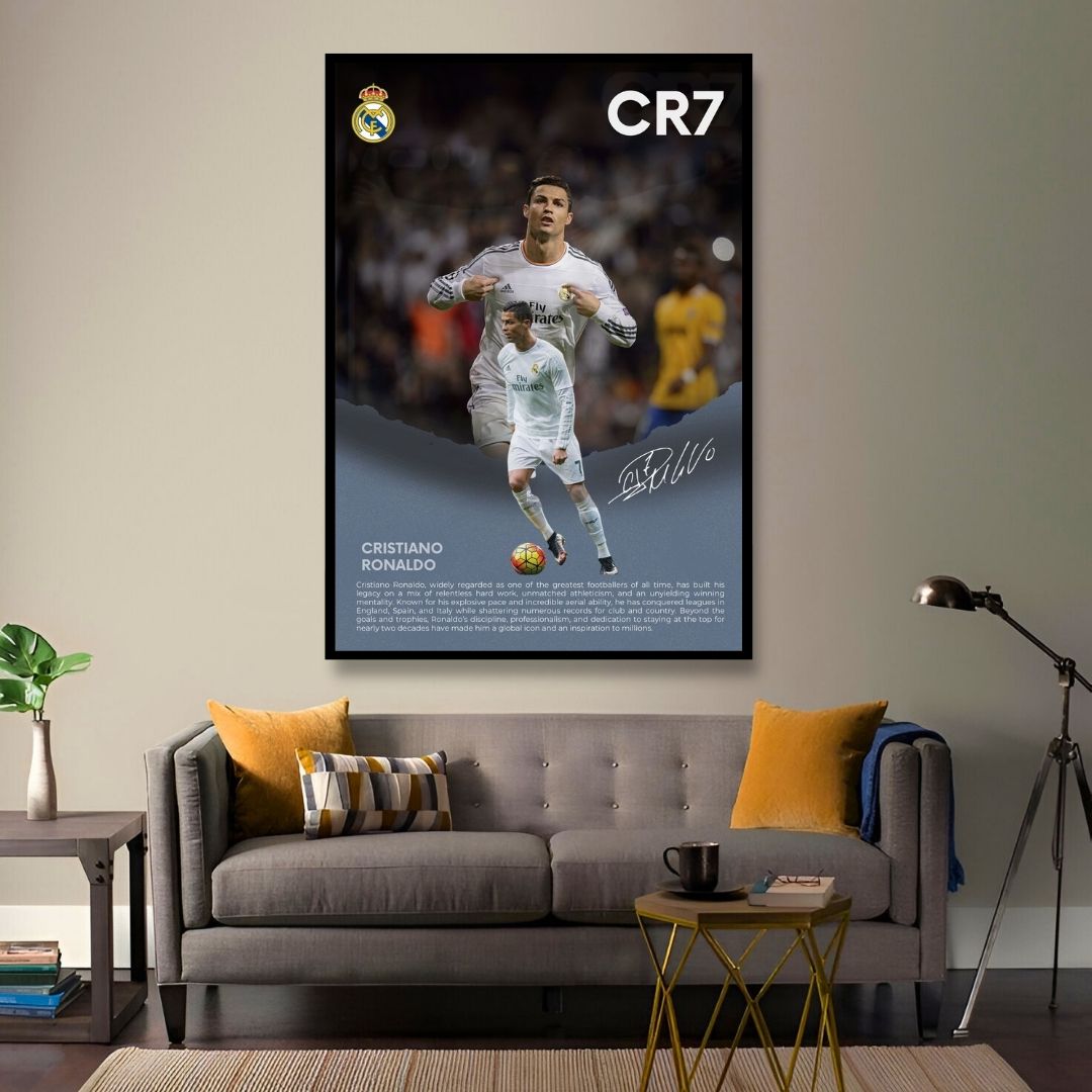 CR7 Real Madrid Poster