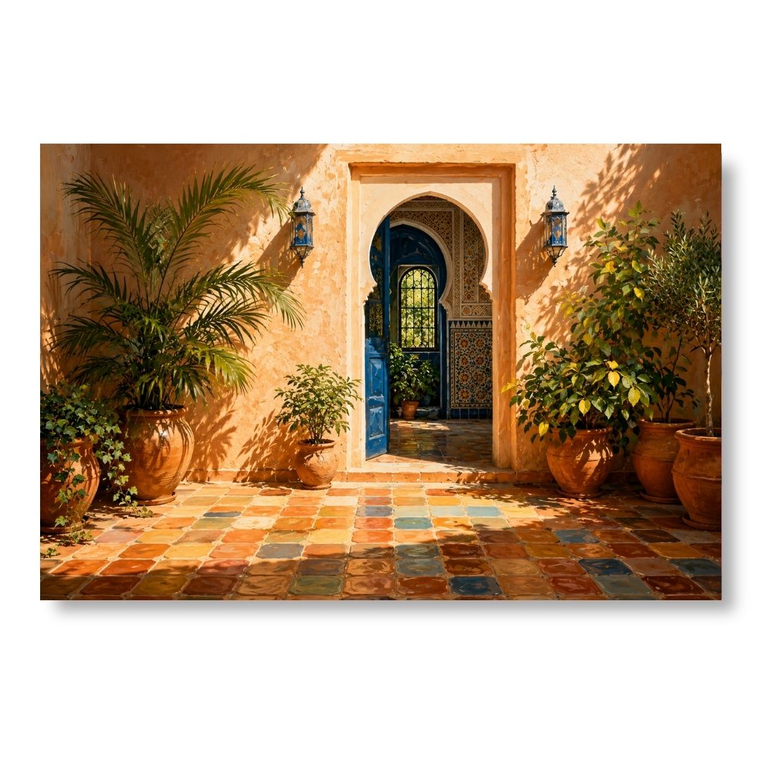 Moroccan Courtyard Gate