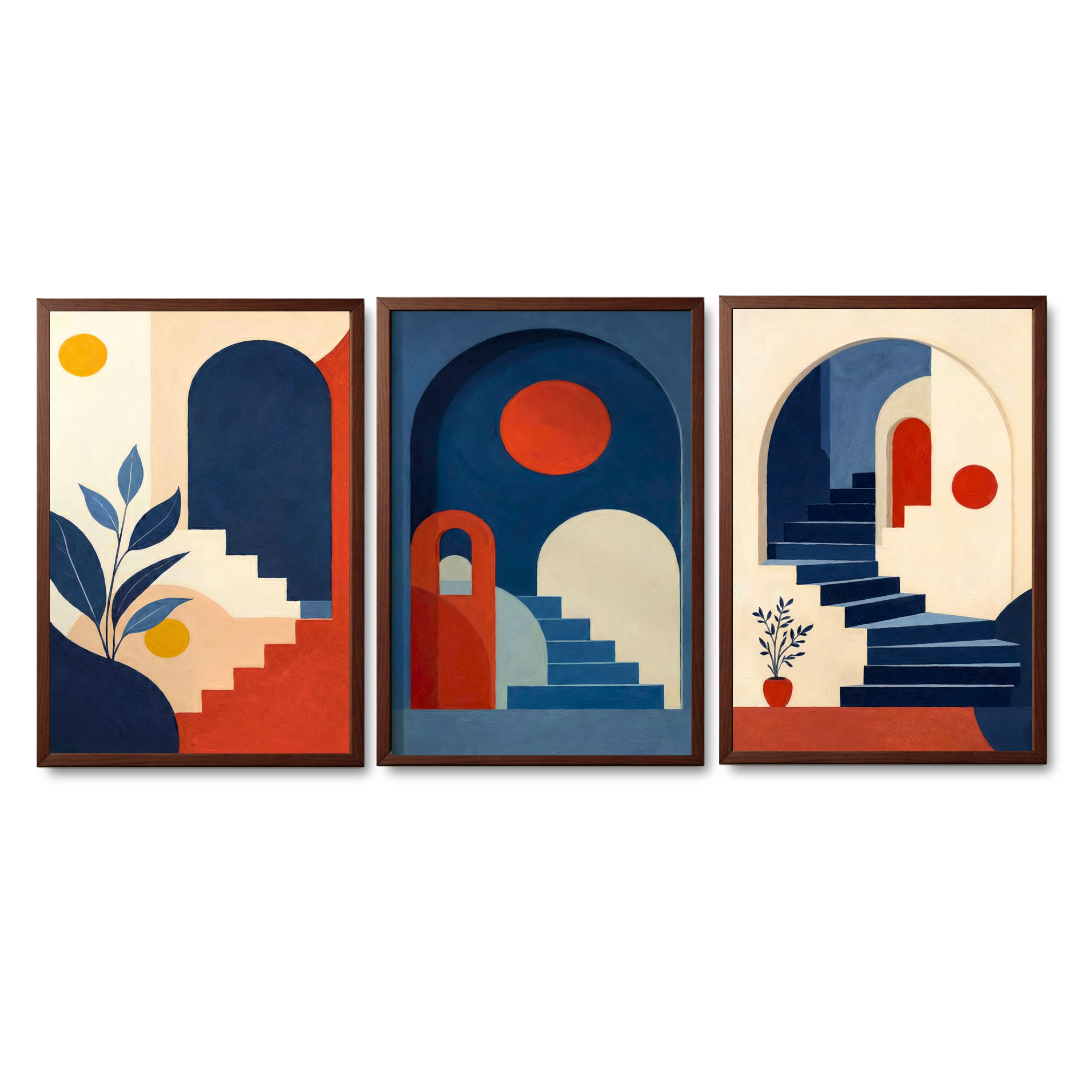 Abstract Geometric Stairs