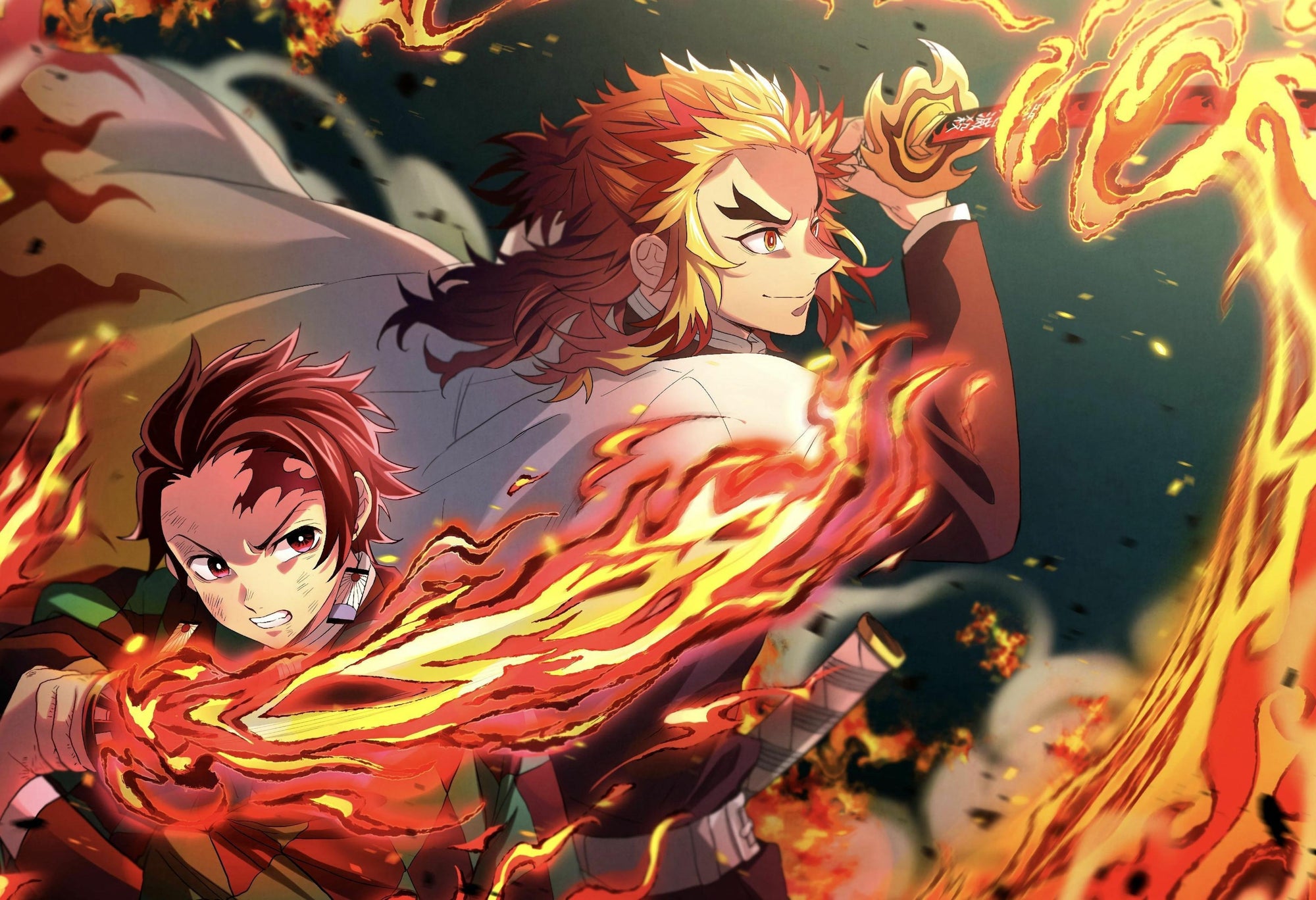 Tanjiro x Rengoku – Demon Slayer
