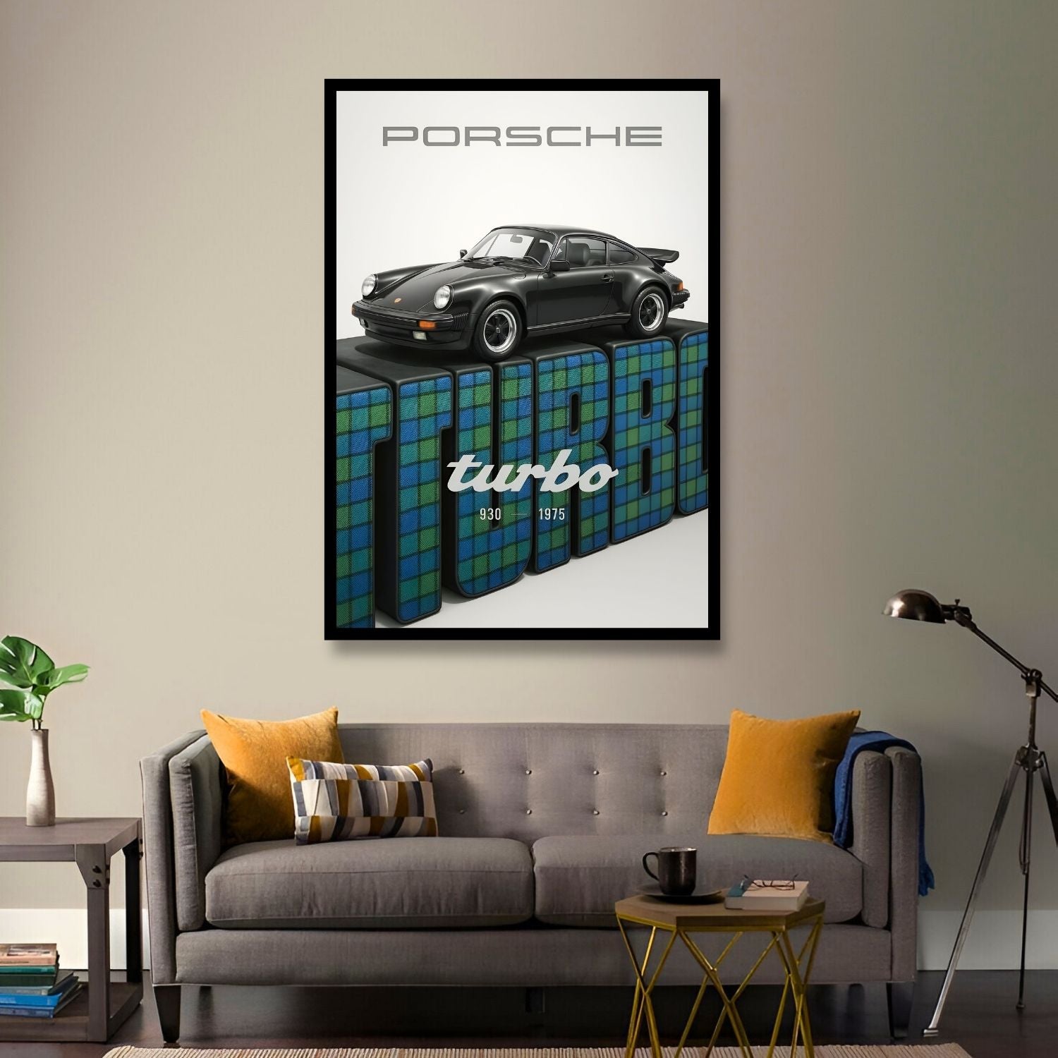 Porsche 930 Turbo – Retro Grid Edition
