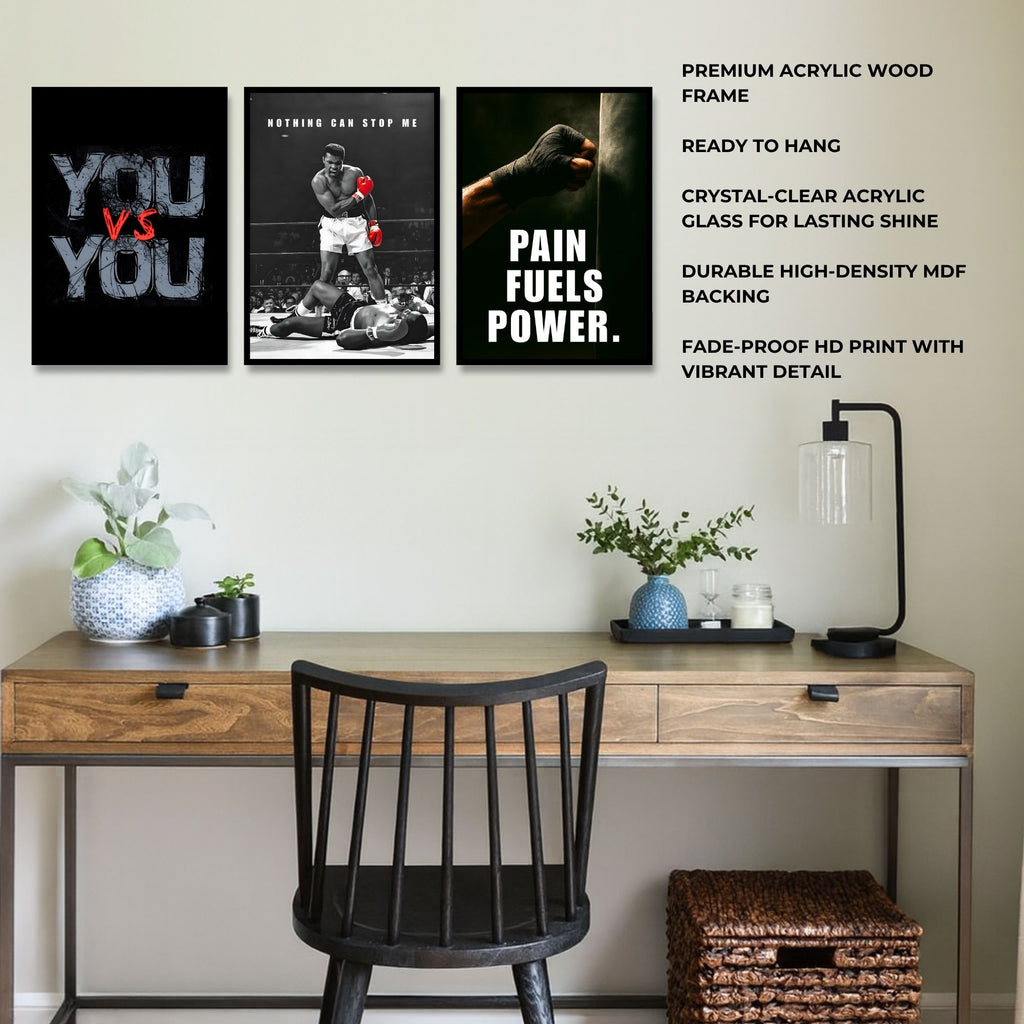 The Tough-Love Training | SET OF 3 FRAMES