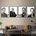 Visionaries’ Wisdom – Inspire Through Greatness | SET OF 4