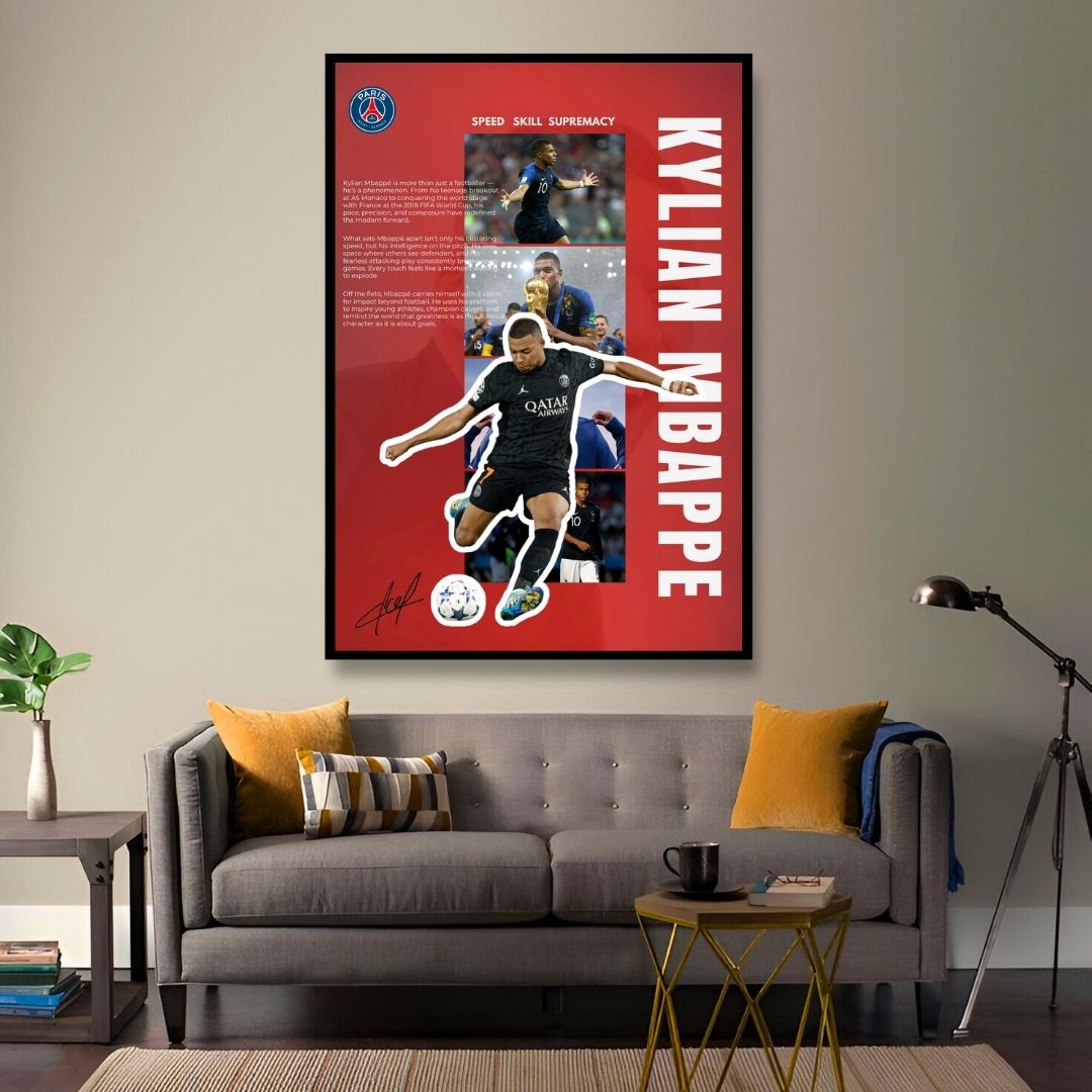 Kylian Mbappé Poster