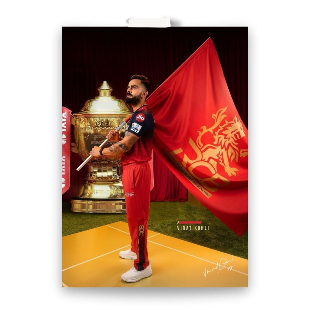 Virant Kohli x RCB IPL 2025 Champions | Set of 2