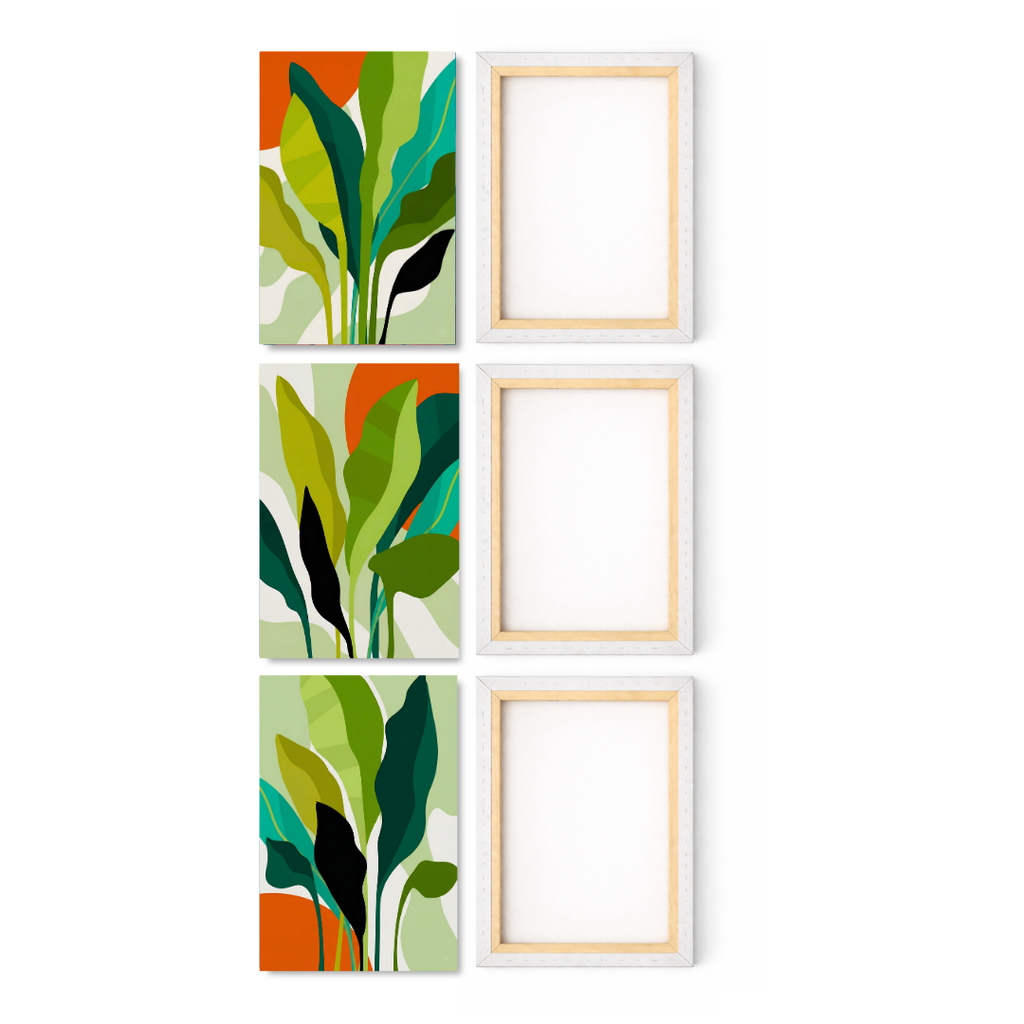 Vibrant Tropical Leaves