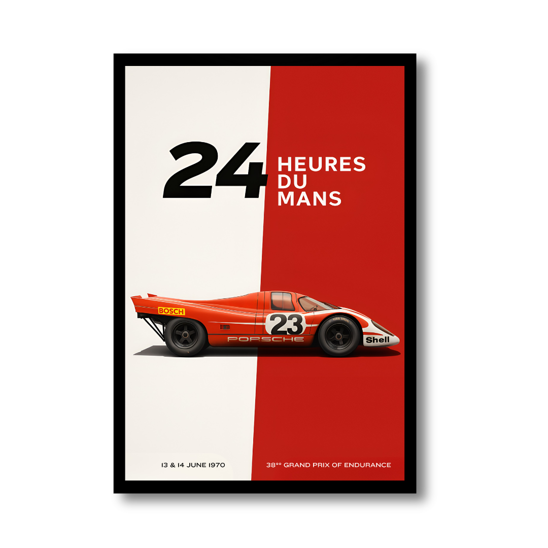 Porsche 917K – Le Mans 1970 Victory Poster